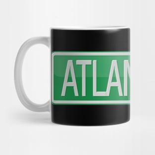 Atlanta Highway Street Sign Mug